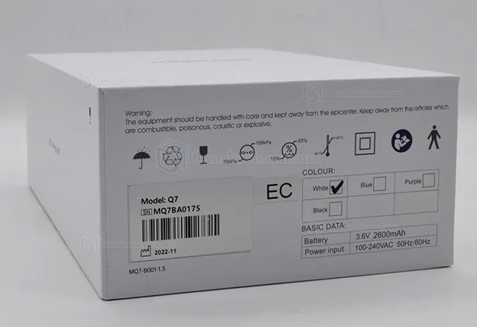 Mecco Q7 L&aacute;mpara LED de fotocurado inal&aacute;mbrica de hasta 2500mW/cm&sup2;